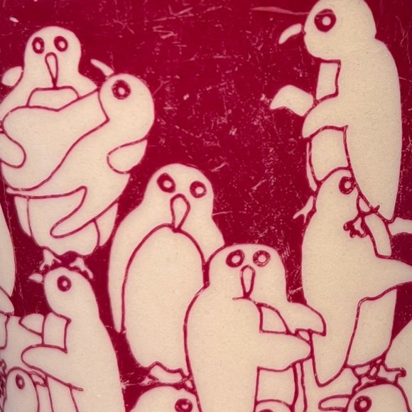 1984 TAYLOR & NG Frolicking Naughty Penguins Mug Nitetime Animates Collection - Picture 12 of 13